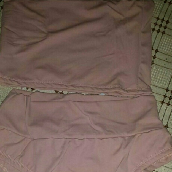 Lowered**Bandeau bikini high waist two piece - Picture 5 of 6